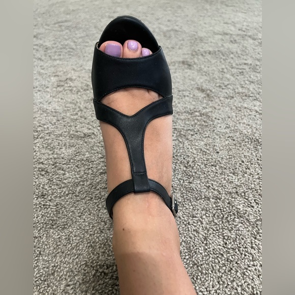 BP Black and Silver Strap Heels 🖤 - Picture 6 of 6